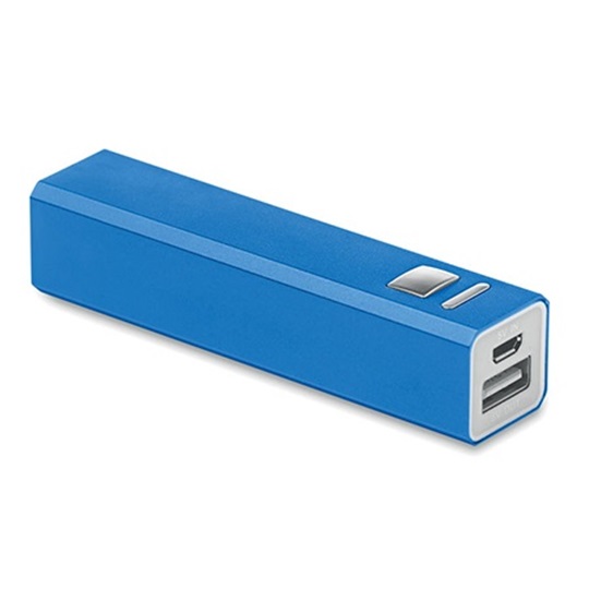 Εικόνα της Mid Ocean Brands MO8602-37 POWERALU Power Bank 2200 mAh