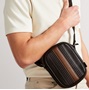 Εικόνα της  ΤΣΑΝΤΑ_EVVER Striped PU Flight Bag