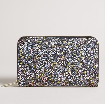 Εικόνα της  ΠΟΡΤΟΦΟΛΙ_RETRA Retro Flood Micro Floral Midi Zip Purse