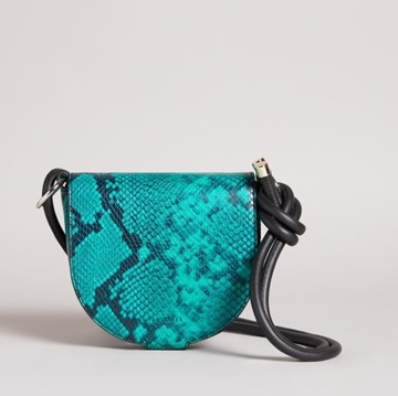 Εικόνα της  ΤΣΑΝΤΑ_AMELISA Rope Handle Snake Detail Mini Cross Body Bag
