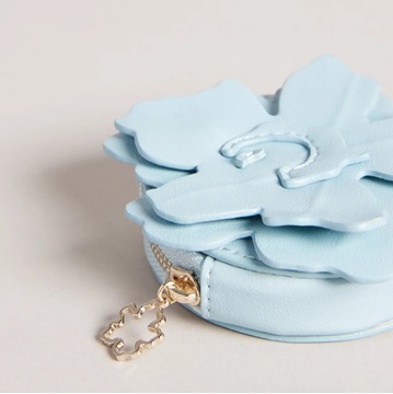 Εικόνα της 262446-blue ΠΟΡΤΟΦΟΛΙ FLOREST Floral Magnolia Coin Purse