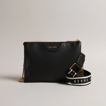 Εικόνα της 270677-black TED BAKER LEATHER ESILLE Webbing Cross Body Bag