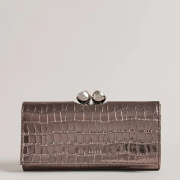 Εικόνα της 273567-GUNMETAL  TED BAKER LEATHER ROSYELA Large Bobble Purse