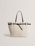 Εικόνα της 279042 TED BAKER  TAFANIE BELT DETAIL CANVAS LARGE TOTE BAG