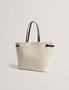 Εικόνα της 279042 TED BAKER  TAFANIE BELT DETAIL CANVAS LARGE TOTE BAG
