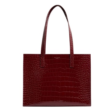 Εικόνα της 282509-WINE TED BAKER WELONA Elongated Croc Icon Bag