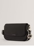 Εικόνα της TED BAKER LOUIIZE Webbing Leather Flapover Crossbody Bag