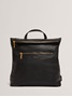 Εικόνα της 283919-BLACK TED BAKER LUCCEA Webbing Leather Backpack