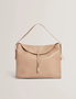 Εικόνα της 281423-CAMEL TED BAKER RYSANN Bar Detail Leather Slouchy Bag