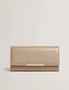 Εικόνα της 281939-CAMEL TED BAKER RYSONN Bar Detail Large Leather Purse
