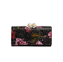 Εικόνα της 282293-BLACK TED BAKER TALANA Printed Floral Large Leather Bobble Purs
