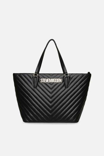 Εικόνα της STEAC1300170700-BLACK STEVE MADDEN  ΓΥΝΑΙΚΕΙΑ ΤΣΑΝΤΑ