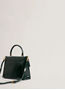 Εικόνα της 281828-GREEN TED BAKER ROSENAU Rose Detail Crinkle Medium Top Handle BaG