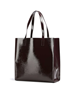 Εικόνα της 282271-WINE TED BAKER ROSENNI Rose Detail Crinkle Large Tote Bag