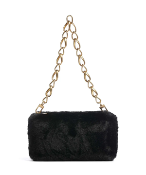 Εικόνα της 281392-BLACK TED BAKER CUDDLES Faux Fur Baguette Clutch Bag