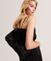 Εικόνα της 281392-BLACK TED BAKER CUDDLES Faux Fur Baguette Clutch Bag