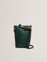 Εικόνα της 281740-GREEN TED BAKER WANNDA Weave Handle Leather Medium Bucket Bag