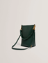Εικόνα της 281740-GREEN TED BAKER WANNDA Weave Handle Leather Medium Bucket Bag