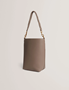 Εικόνα της 281740-TAUPE  TED BAKER WANNDA Weave Handle Leather Medium Bucket Bag