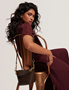 Εικόνα της 281370-CHOCO TED BAKER WAVELY Weave Handle Leather Small Bucket Bag