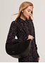 Εικόνα της 281833-BLACK TED BAKER TALIEE Suede Belted Detail Hobo Bag