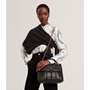 Εικόνα της 281813-BLACK TED BAKER TALIEE Suede Belted Detail Hobo Bag