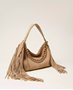 Εικόνα της 261TB7083-00017 TWINSET SUEDE LILIANE MEDIUM BAG SAND
