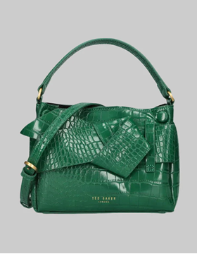 Εικόνα της 282343-GREEN TED BAKER SSANSA Knot Bow Mini Top Handle Bag