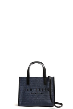 Εικόνα της 284037-NAVY TED BAKER PAOLINA Faux Raffia Small Icon Bag