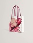 Εικόνα της 284074-IVORY TED BAKER SHILVA Printed Flower Medium Icon Bag