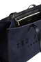 Εικόνα της 284036-NAVY TED BAKER PALLMER Faux Raffia Large Icon Bag