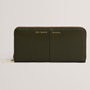 Εικόνα της 284104-GREEN TED BAKER AMINNE Large Zip around Purse