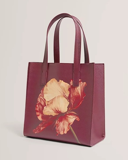 Εικόνα της 284076-WINETED BAKER SHIMINA Printed Flower Small Icon Bag
