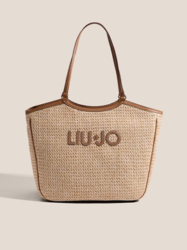 Εικόνα της AA6208T383A-00005 LIU JO ΓΥΝΑΙΚΕΙΑ BAG FERIELLE TOTE NATURALE