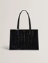 Εικόνα της 282818-black TED BAKER WELONA Croc Effect Elongated Icon Bag
