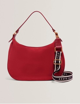 Εικόνα της 284886-red TED BAKER SAMIYRA Webbing Suede Hobo Bag