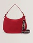 Εικόνα της 284886-red TED BAKER SAMIYRA Webbing Suede Hobo Bag