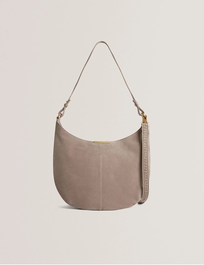 Εικόνα της 284865-taupe TED BAKER AMMILIA Bar Detail Slouchy Hobo Bag