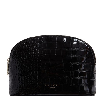 Εικόνα της 282824-black TED BAKER VALMMA Croc Effect Small Washbag