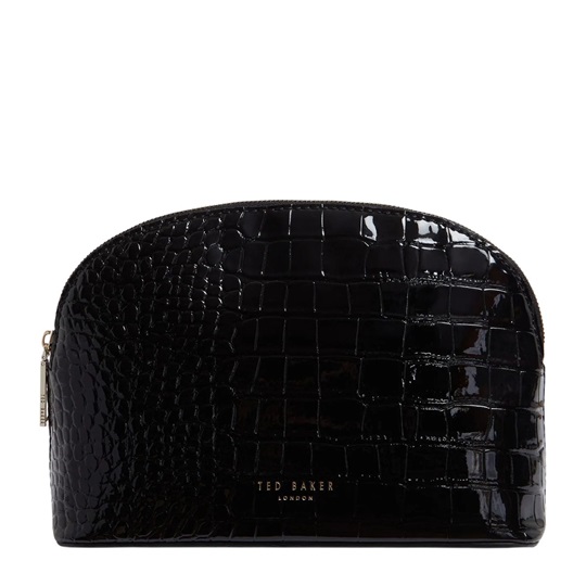 Εικόνα της 282824-black TED BAKER VALMMA Croc Effect Small Washbag