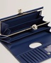 Εικόνα της 284940-blue TED BAKER ROOSALI Rose Detail Leather Large Bobble Purse