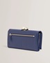 Εικόνα της 284940-blue TED BAKER ROOSALI Rose Detail Leather Large Bobble Purse