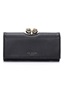 Εικόνα της 283900-black TED BAKER ROOSALI Rose Detail Leather Large Bobble Purse