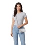 Εικόνα της 284868-silver TED BAKER MAHIRIA Lock Detail Purse on a Chain