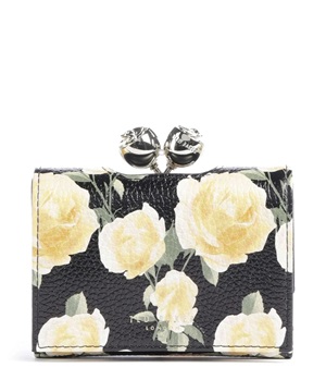Εικόνα της 284938-black TED BAKER ALBO LEATHER Printed Small Bobble Purse