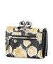 Εικόνα της 284938-black TED BAKER ALBO LEATHER Printed Small Bobble Purse
