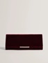 Εικόνα της 285634-red TED BAKER MAROAH Velvet Elongated Evening Bag