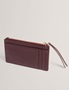 Εικόνα της 285623-red TED BAKER MYYRA Bow Detail Zip Card Holder