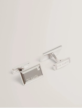 Εικόνα της 286265-silver TED BAKER CUFFLI Crystal Detail Cufflink