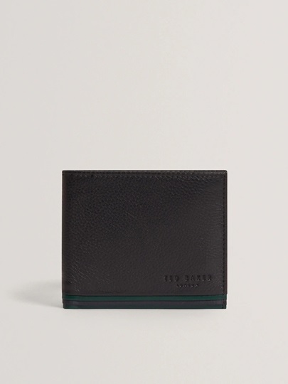 Εικόνα της 283944-black TED BAKER GRANTTS Stripe Leather Wallet
